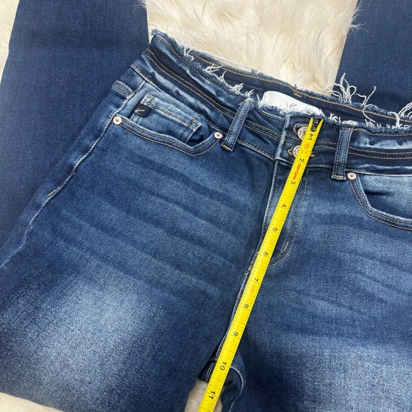 Kancan Estilo Blue Distressed Denim Skinny Jeans size 5/26 - Picture 7 of 8